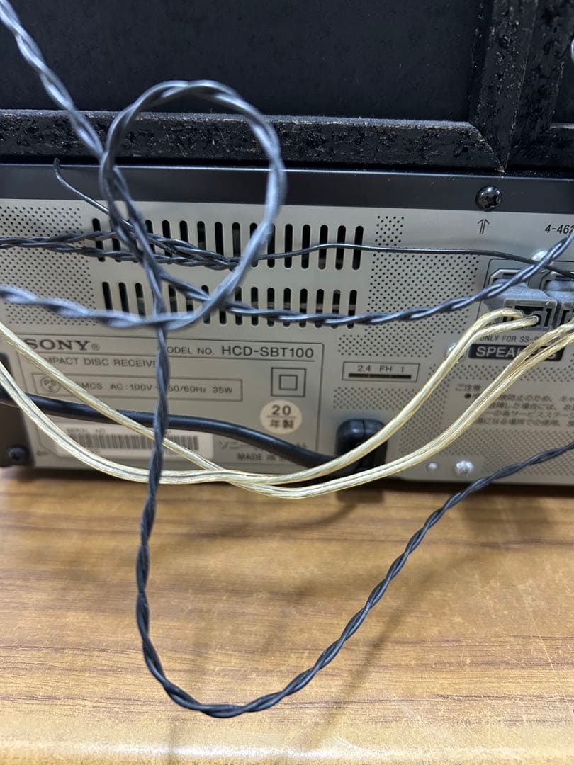 【リモコン無し】SONY HCD-SBT100 コンポ Bluetooth対応