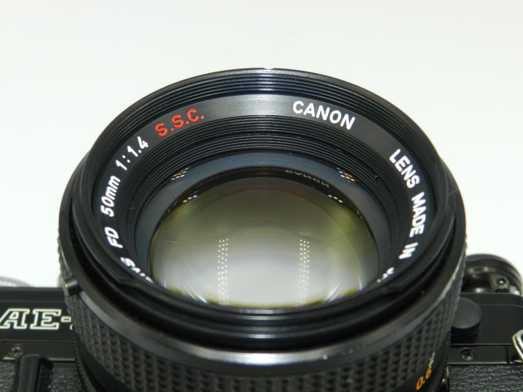 決算セールCanon AE-1 FD 50 1.4 SSC 極美品