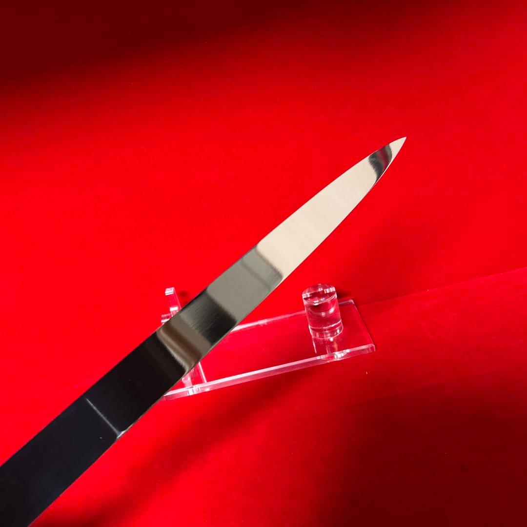 包丁　フグ引く　柳刃　尺　鏡面仕上げ　本刃付　切味抜群　箱付　未使用品