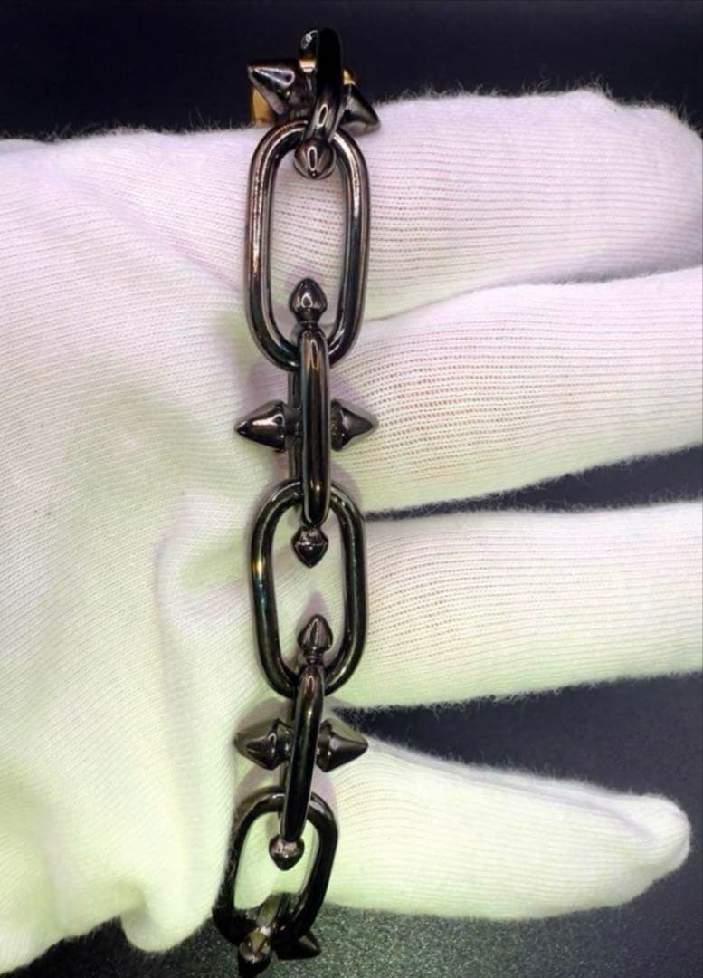 ジルコニア　タイタンスパイク　ブレスレット　ゴールド　登坂広臣　OMI 着用