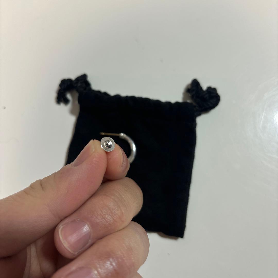 CAREERING キャリアリング 501 フープピアス SV925 18金