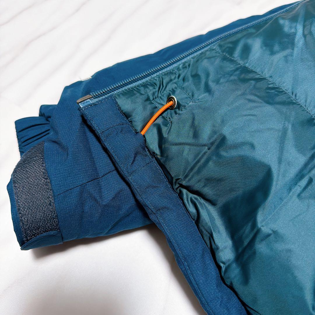 モンベル パーマフロストダウンパーカ ドローコード ネイビー メンズ Lサイズ