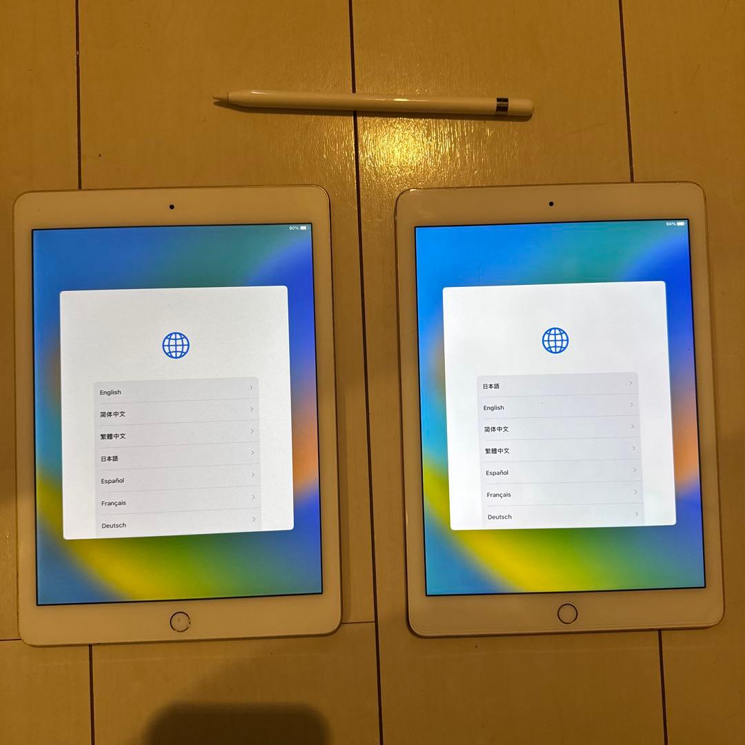 iPad pro (9.7)2台とApple Pencil1本