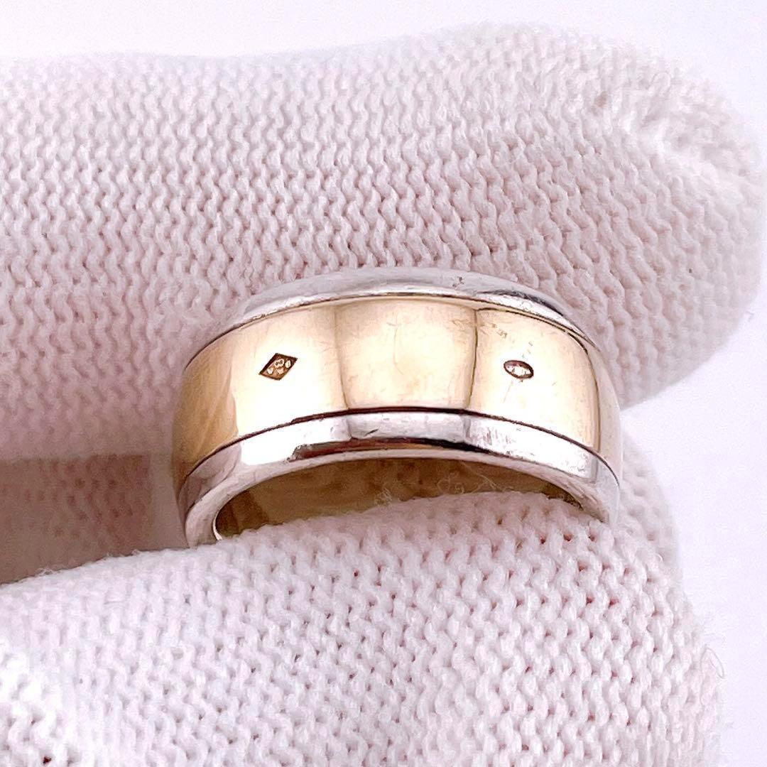 ★エルメス★ HERMES リング 指輪 イエローゴールド Hロゴ 925 7号