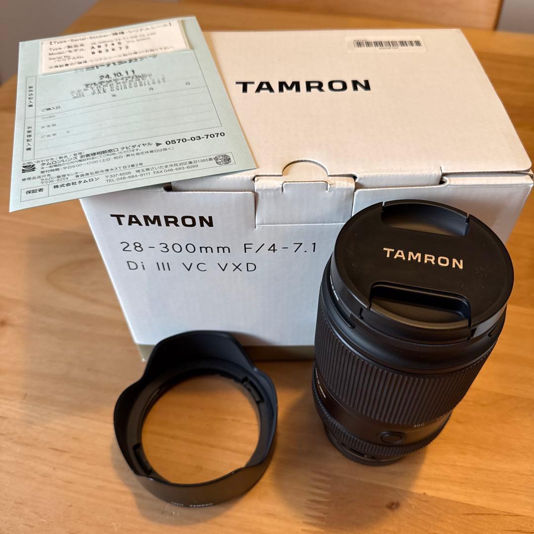 レンズ(ズーム) TAMRON 28-300mm F/4-7.1 Di III VC VXD