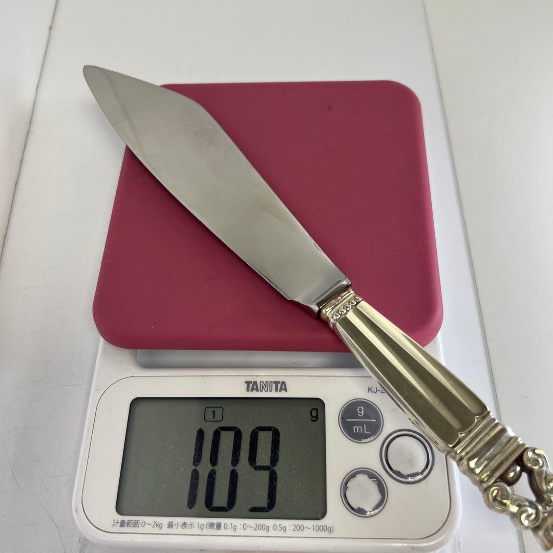 専用希少ジョージジェンセンエコーンケーキナイフ　109g 東Y7-0917⭐︎2F