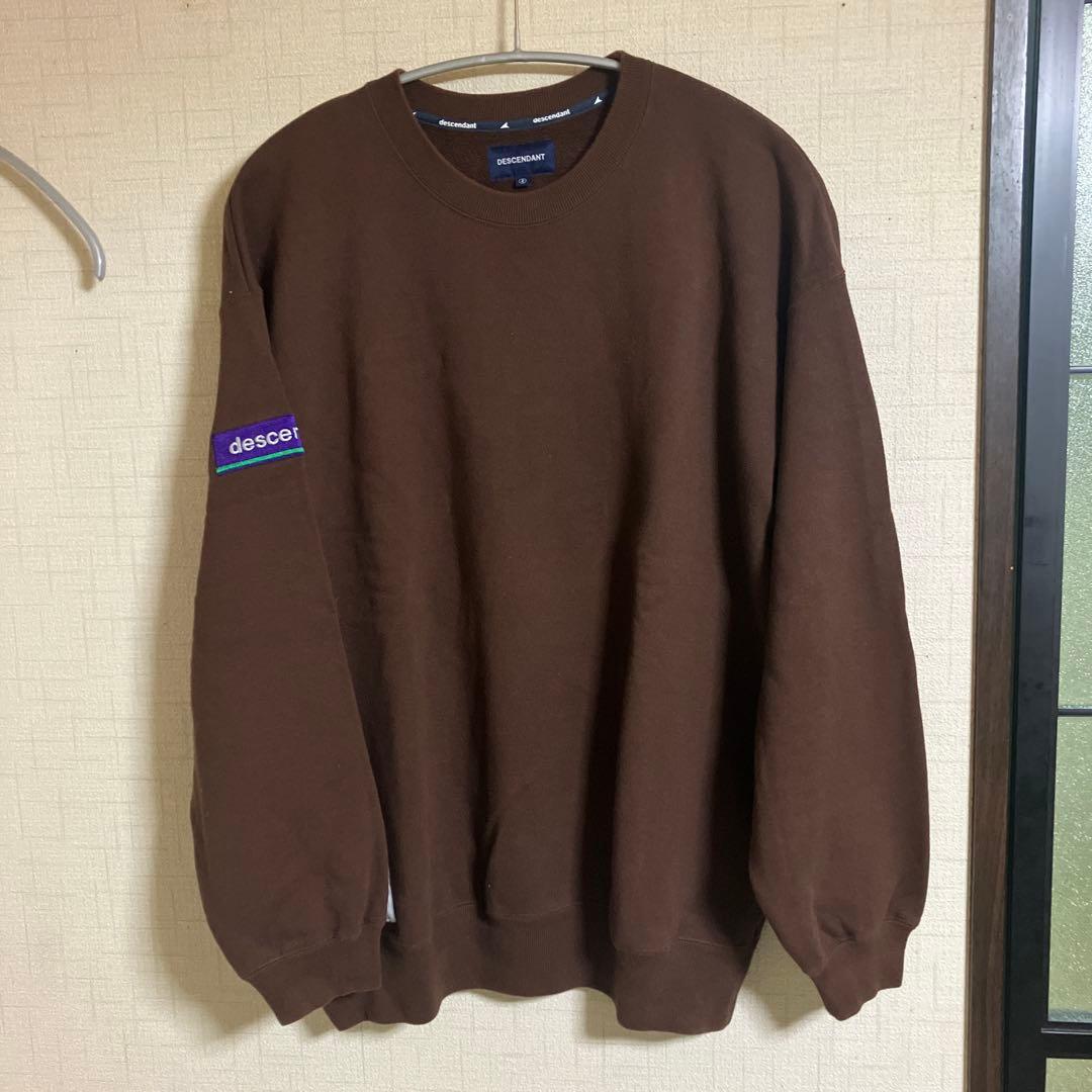 DESCENDANT 24aw HORIZON CREW NECK スウェット