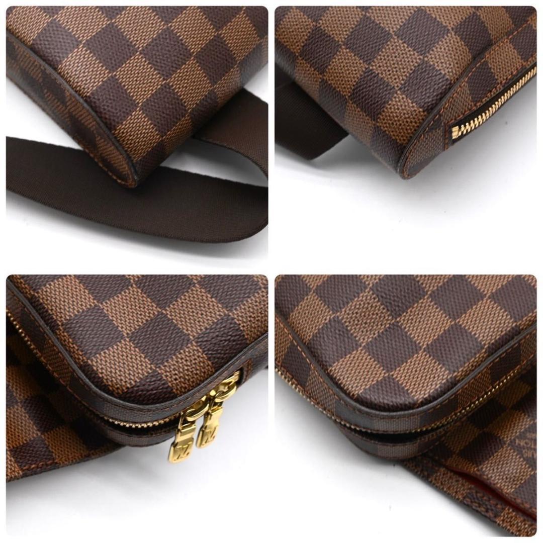 ルイヴィトン ダミエ ボディバッグ ジェロニモス ショルダーバッグ ブラウン