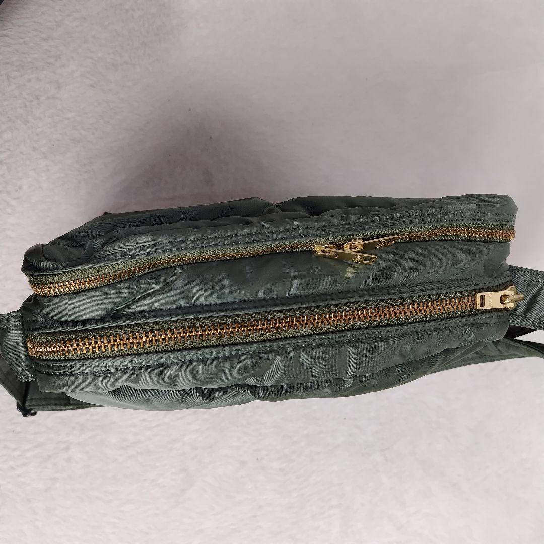 ✨極美品✨ 現行タグPORTER ショルダーバッグ　タンカーセージグリーン