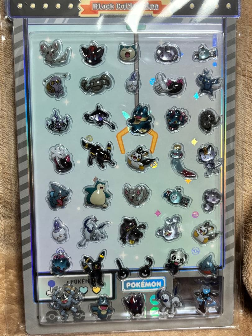 ポケモン立体シール　韓国限定　公式品　ポケモンセンター　バブルステッカー