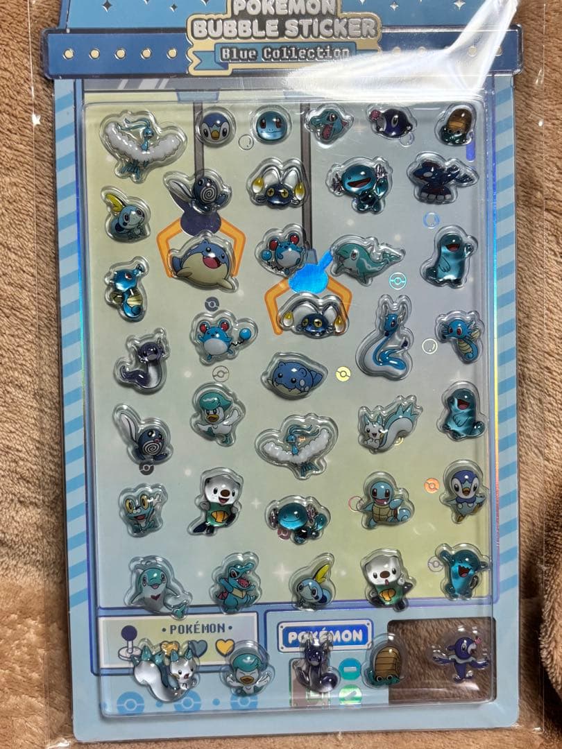 ポケモン立体シール　韓国限定　公式品　ポケモンセンター　バブルステッカー