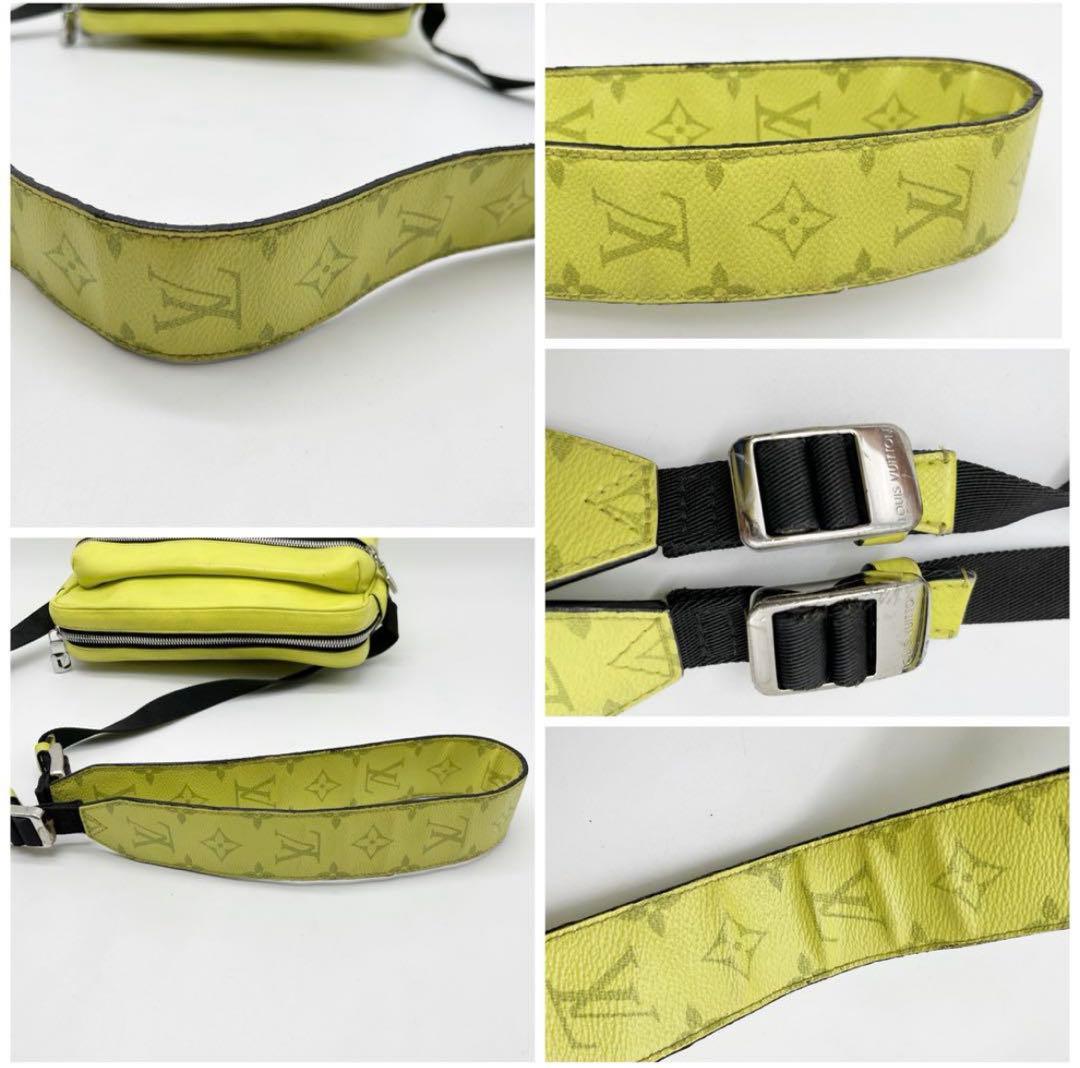 ルイヴィトン モノグラム タイガラマ　アウトドアメッセンジャーPM イエロー