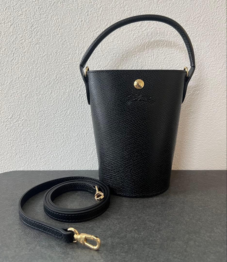 未使用　ロンシャン エピュレ XS クロスボディバッグ ブラック - レザー