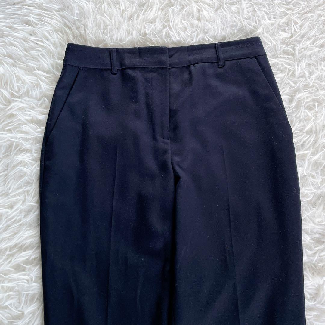 【ナチュラルビューティーベーシック】ノーカラージャケット パンツ セットアップM