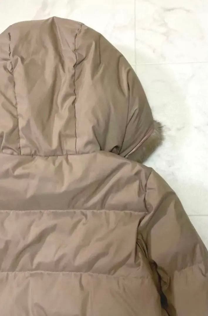 ☆極美品☆アーバンリサーチ定価33,000円ラビットフードストレッチロングダウン