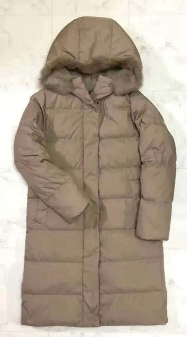 ☆極美品☆アーバンリサーチ定価33,000円ラビットフードストレッチロングダウン