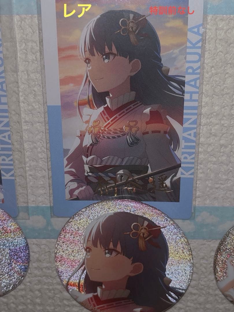 桐谷遥 全て 箔押し レア エピカ 缶バッジ バースデー ヴァイスシュヴァルツ