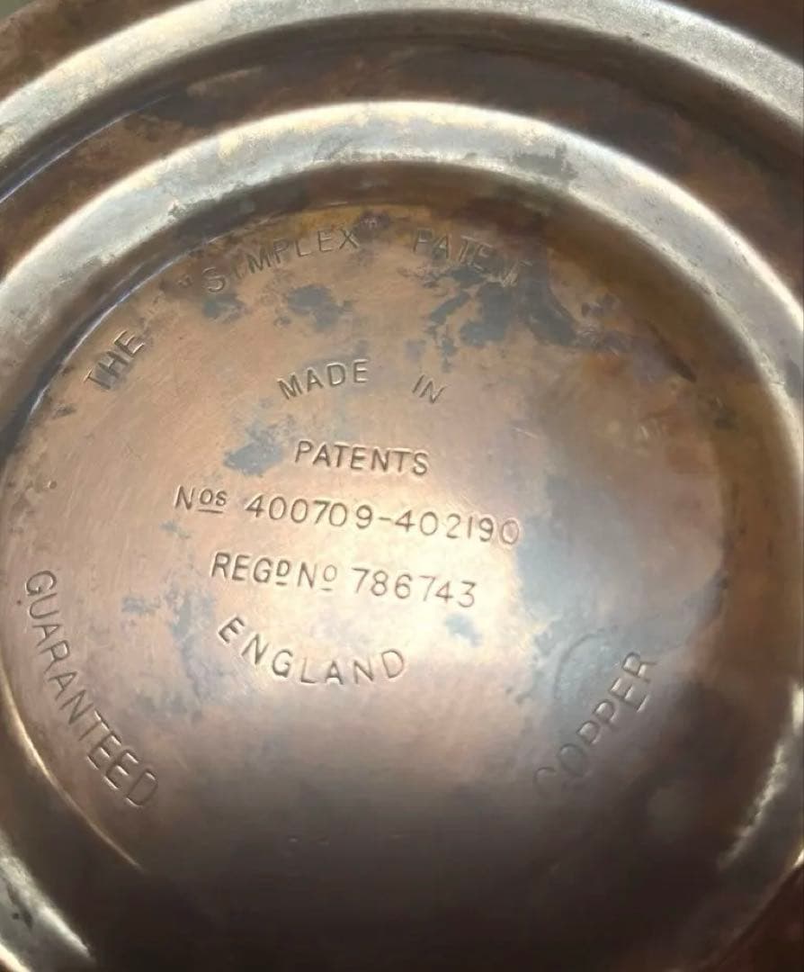 【1点本日限定特価】 シンプレックス　銅製ケトル　Simplex