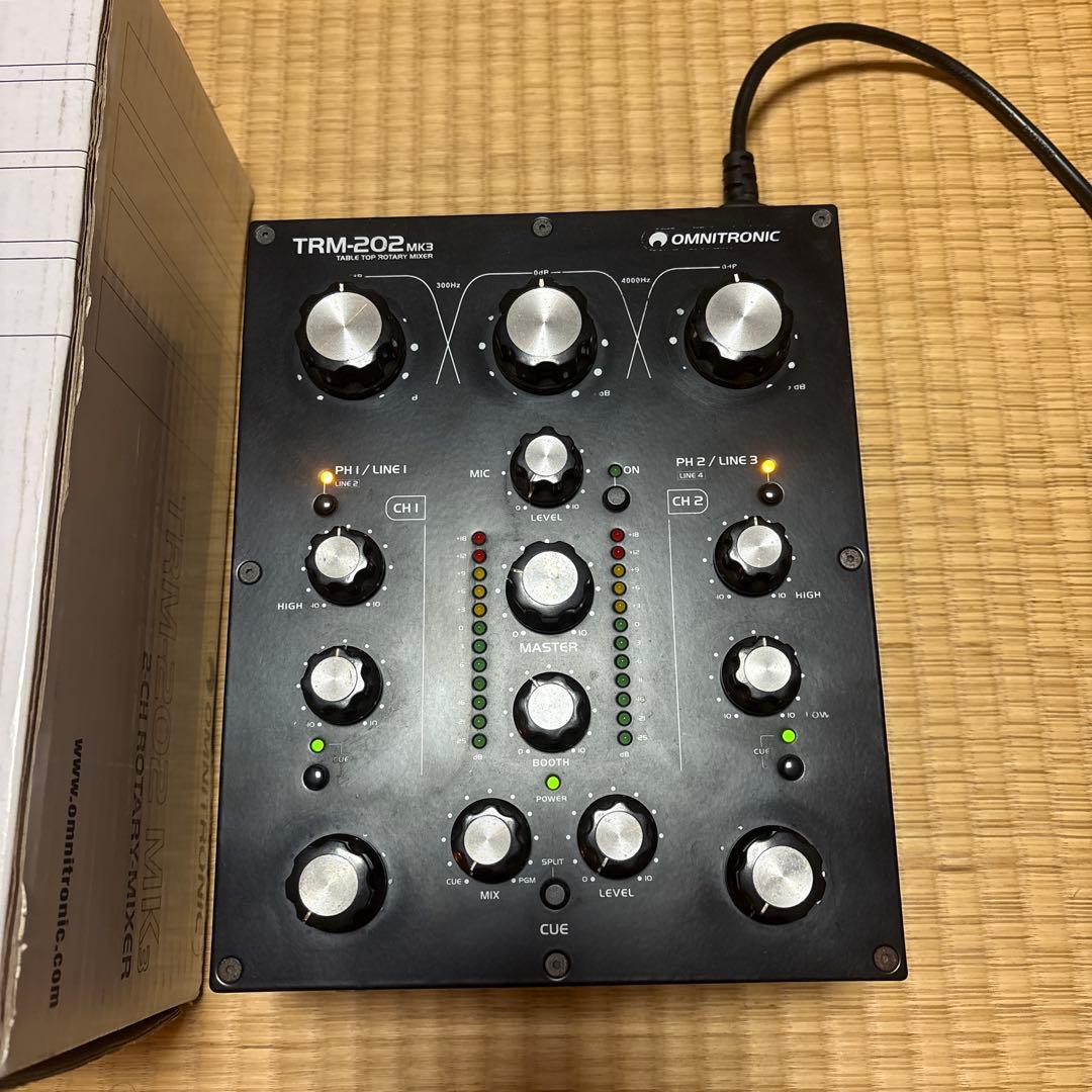 OMNITRONIC TRM-202 MK3 ロータリーミキサー