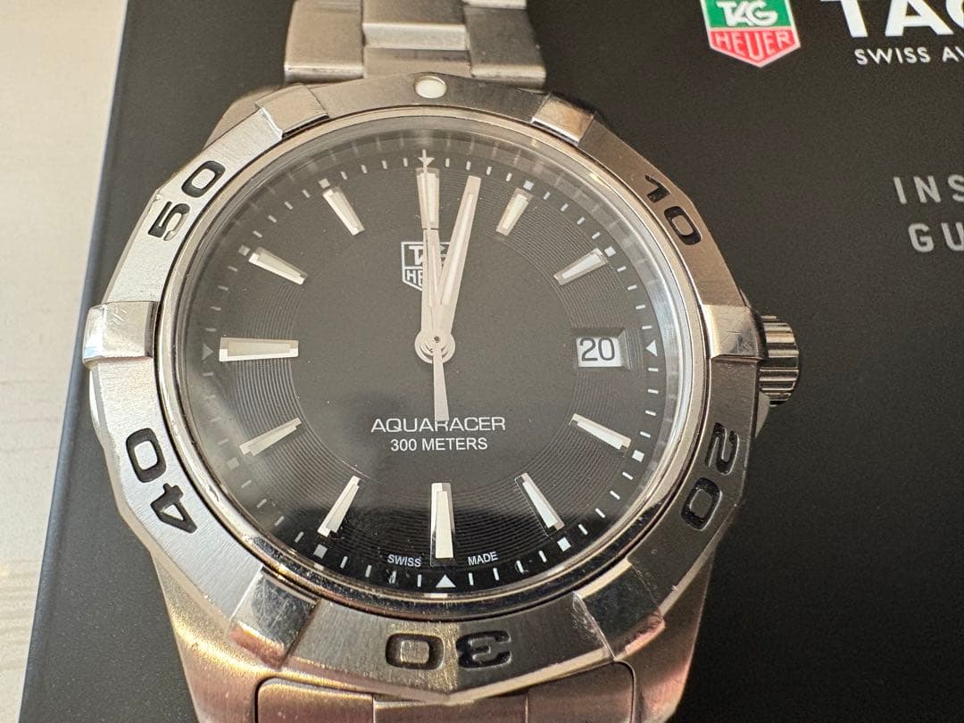 【要電池交換】TAG Heuer（タグ・ホイヤー）アクアレーサー WAP1110