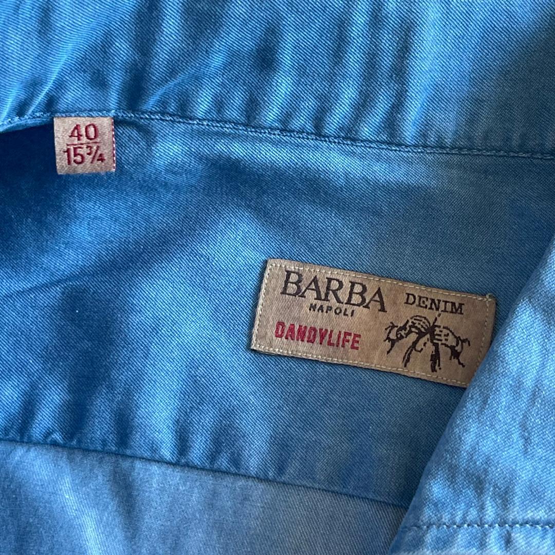 【Ｎ様】BARBA ダンディライフ カジュアルシャツ40