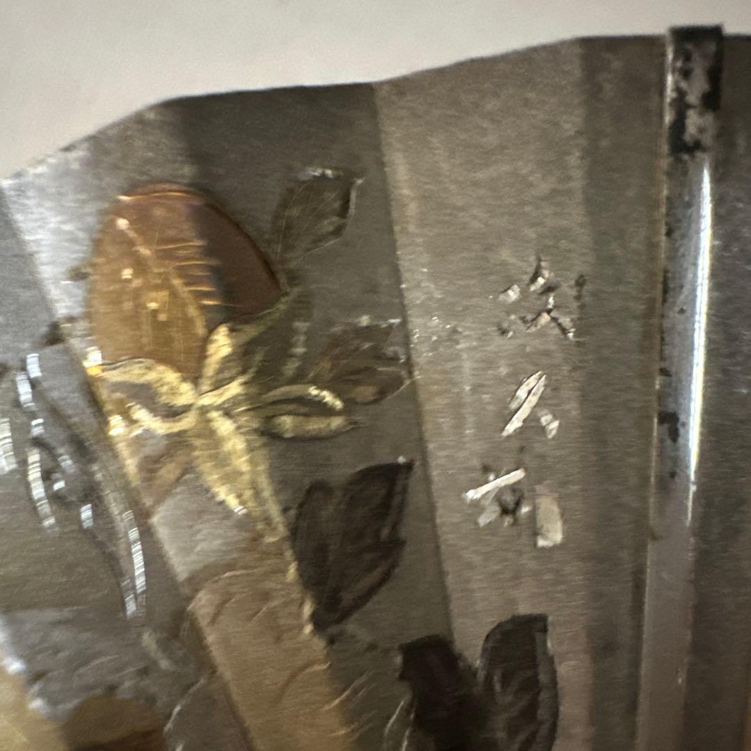 純銀製 扇子