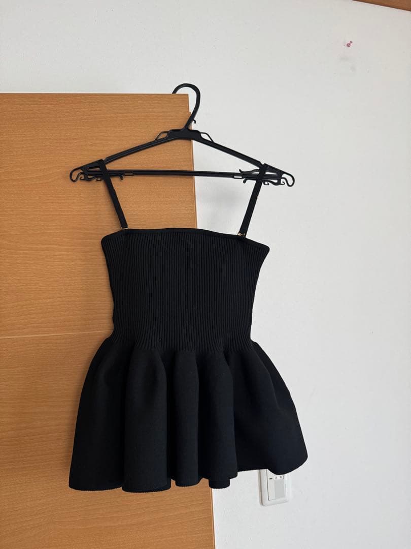 ♡アニュアンス♡ ホールガーメントペプラムニットキャミソール