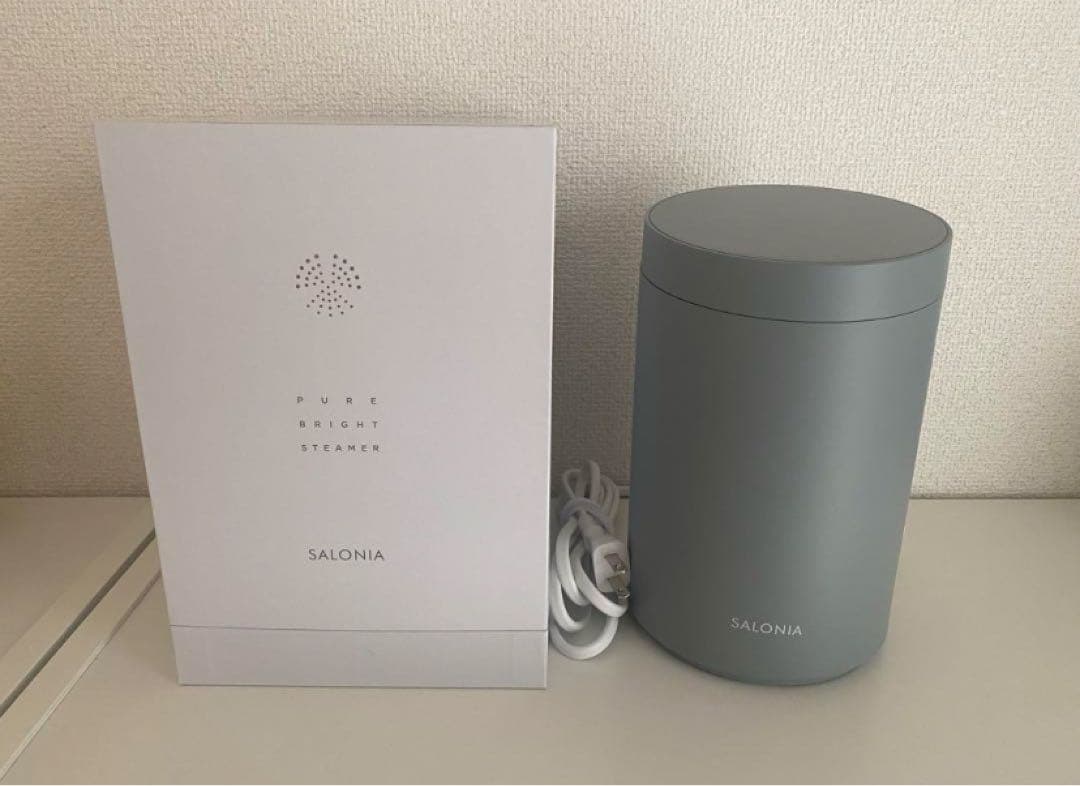 SALONIAサロニアピュアブライトスチーマー温冷ミスト美顔器MEGUMI美肌