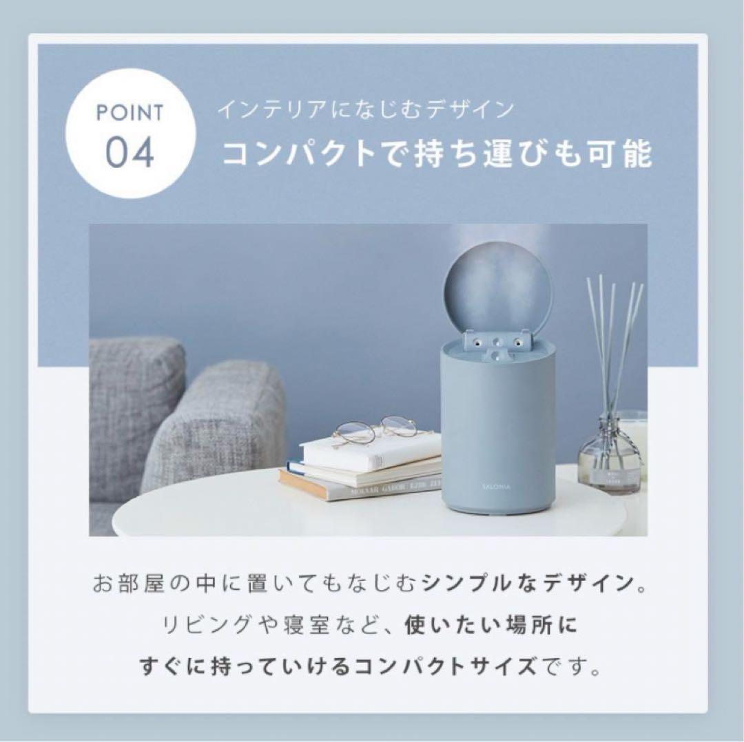 SALONIAサロニアピュアブライトスチーマー温冷ミスト美顔器MEGUMI美肌