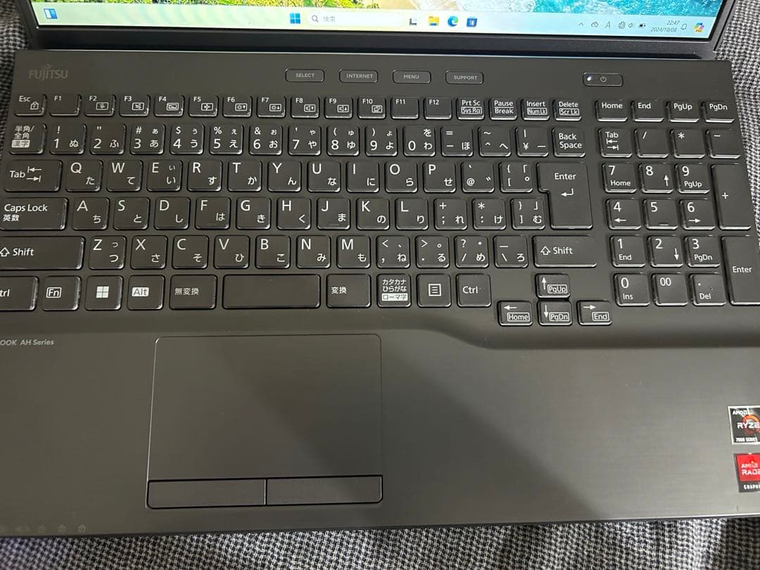 Windowsノート本体 Ryzen 7 7730U lifebook