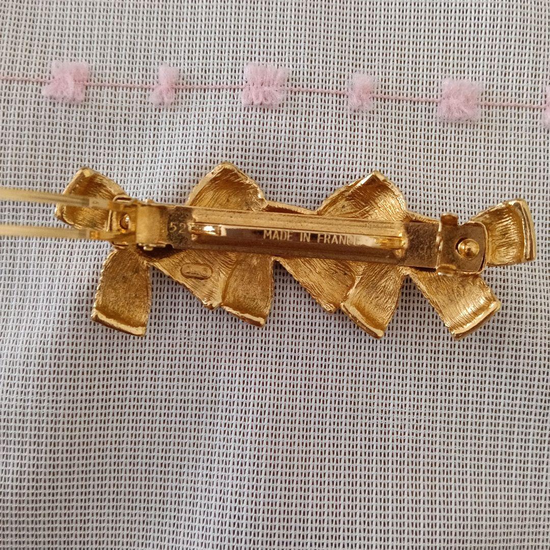 Christian Diorディオールゴールドバレッタ、ヴィンテージ