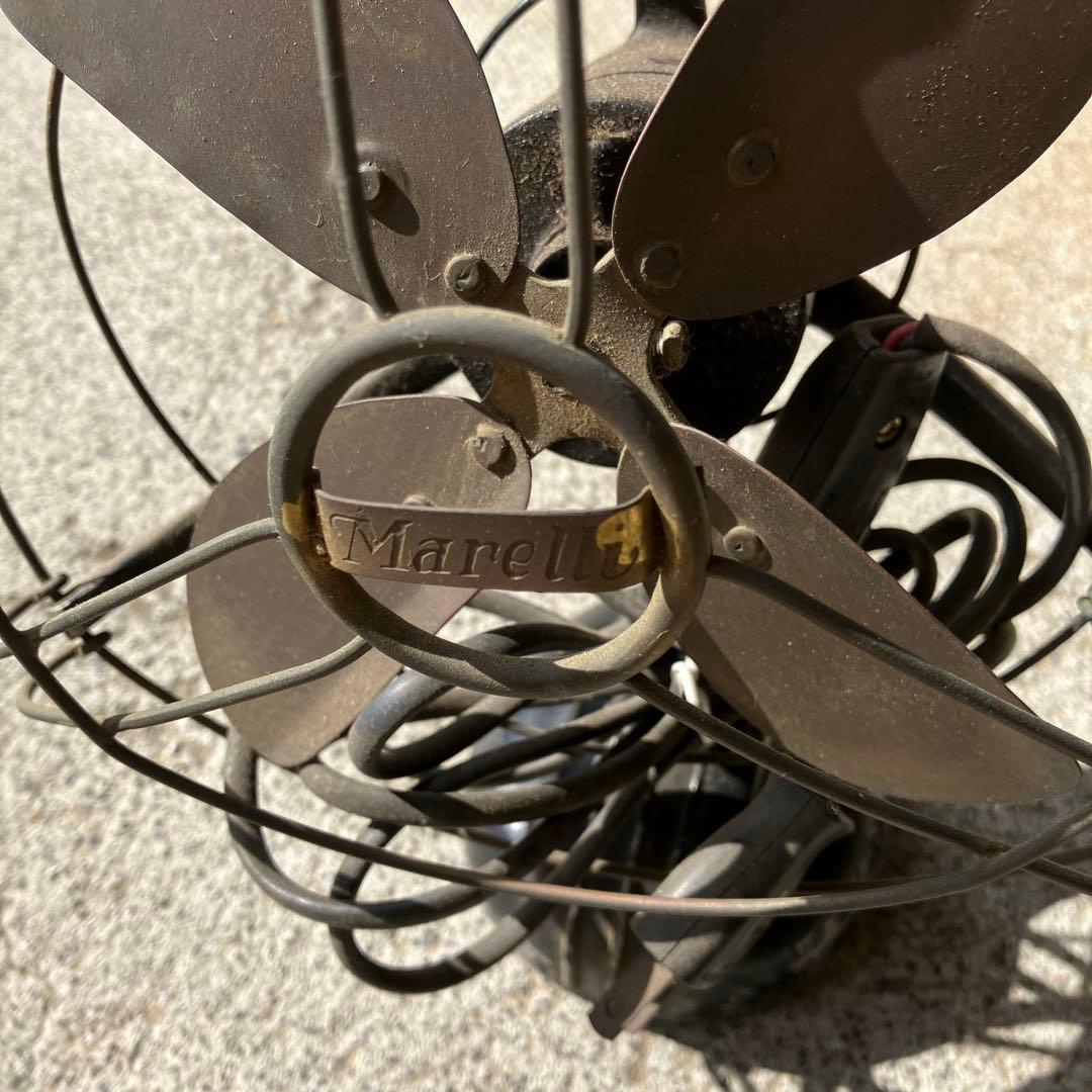 Marellli 扇風機　アンティーク　ジャンク扱い