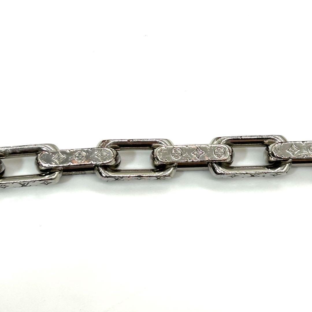 ルイヴィトン　LOUIS VUITTON　ブレスレット　モノグラム　チェーン