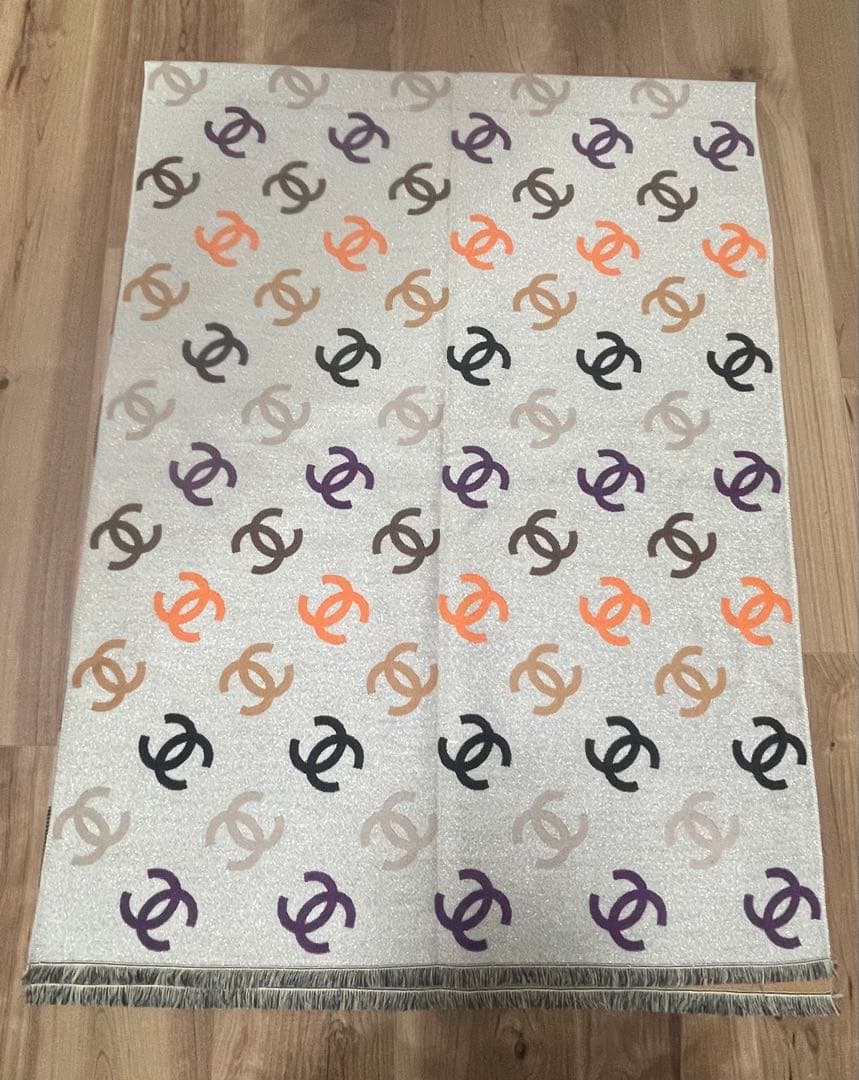 未使用 CCマーク リバーシブル CHANEL ノベルティ マフラー ストール