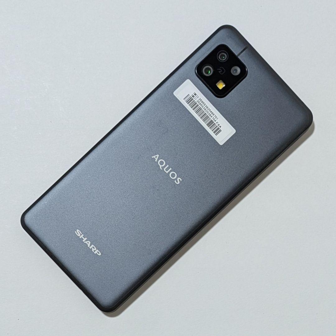 【液晶美品】AQUOS sense6 SH-M19 ブラック SIMフリー