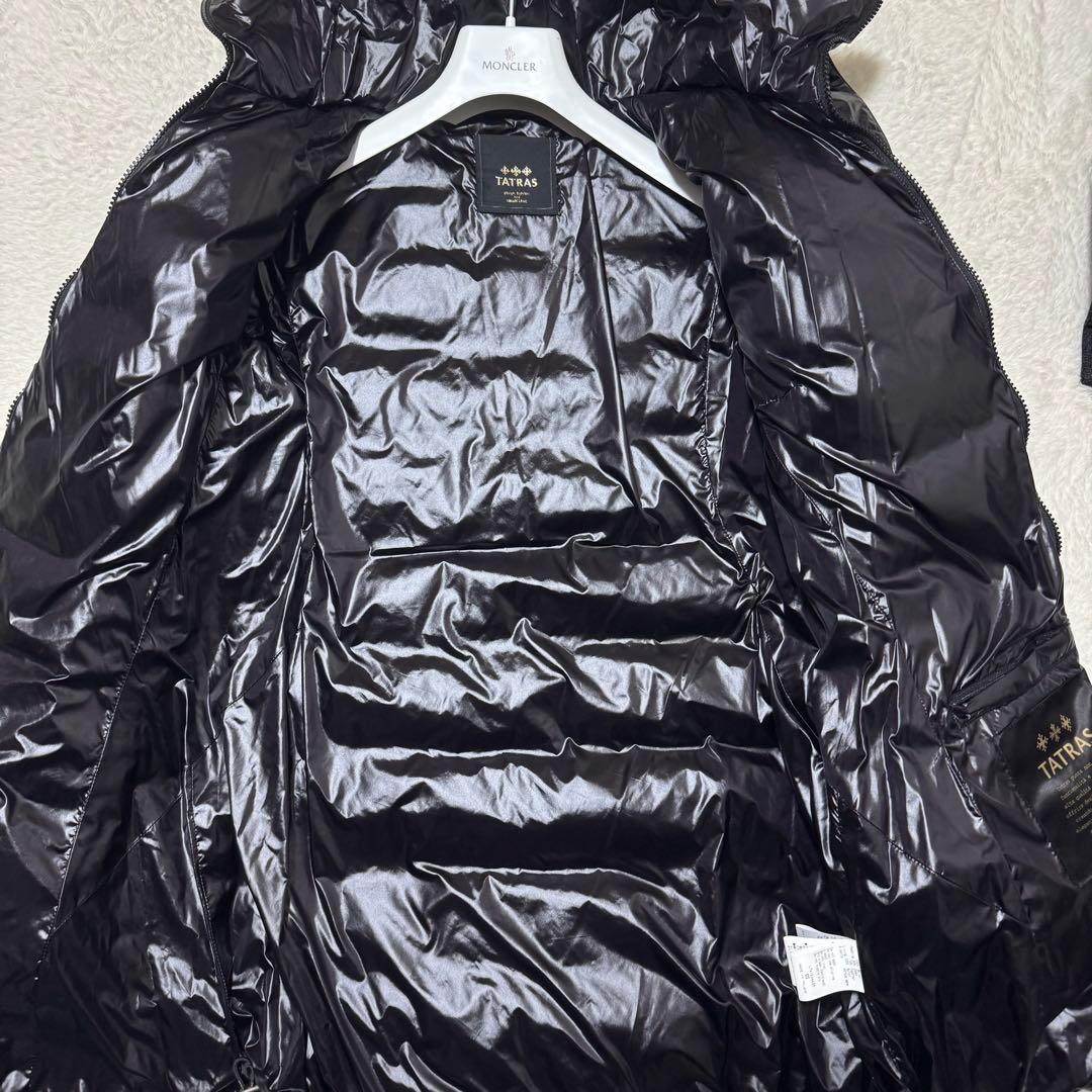美品！タトラス BABILAバビラ希少03 （L）ブラック ロングダウンコート