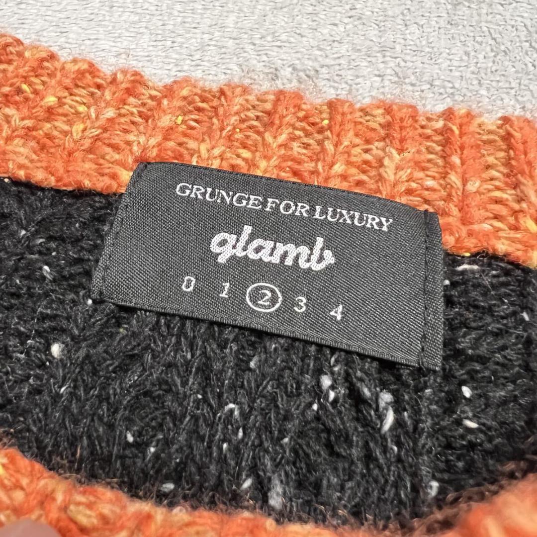 定価26,400円 美品 glamb グラム ニット セーター R-8090