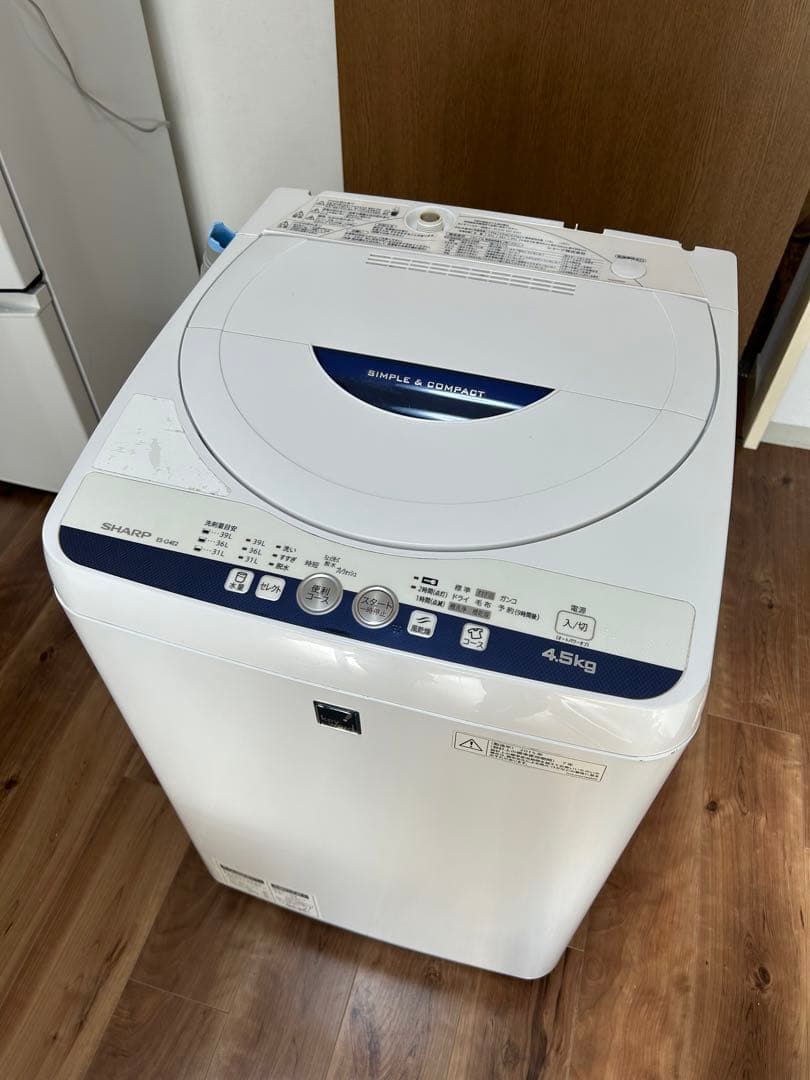 【SHARP】洗濯機（送料込み）