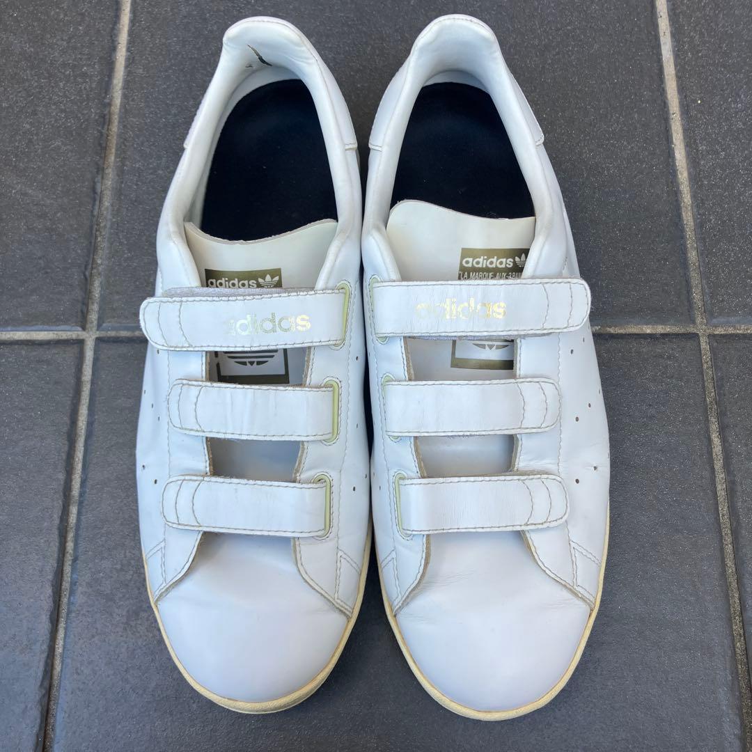 レア❣️アディダス マスター 白金28㎝ ビンテージ ベルクロ
