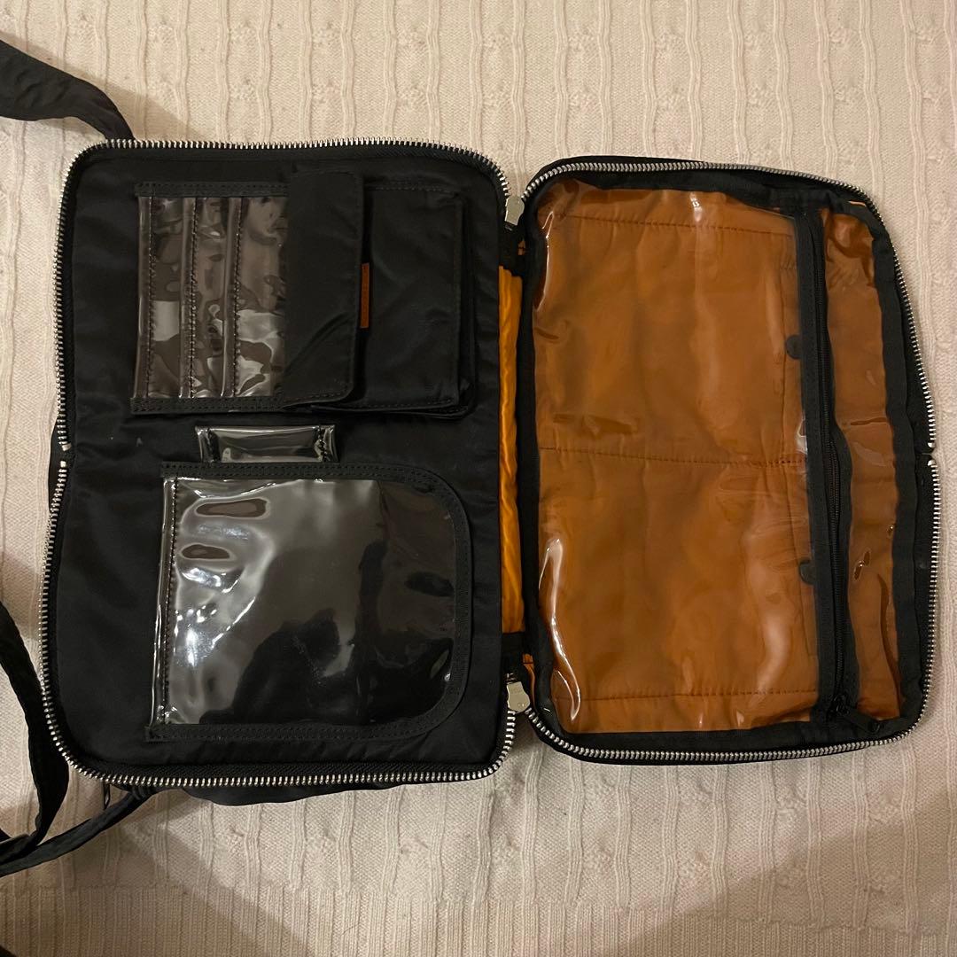 【美品✨】PORTER ポーター タンカー 2層 ショルダーバッグ ブラックXL