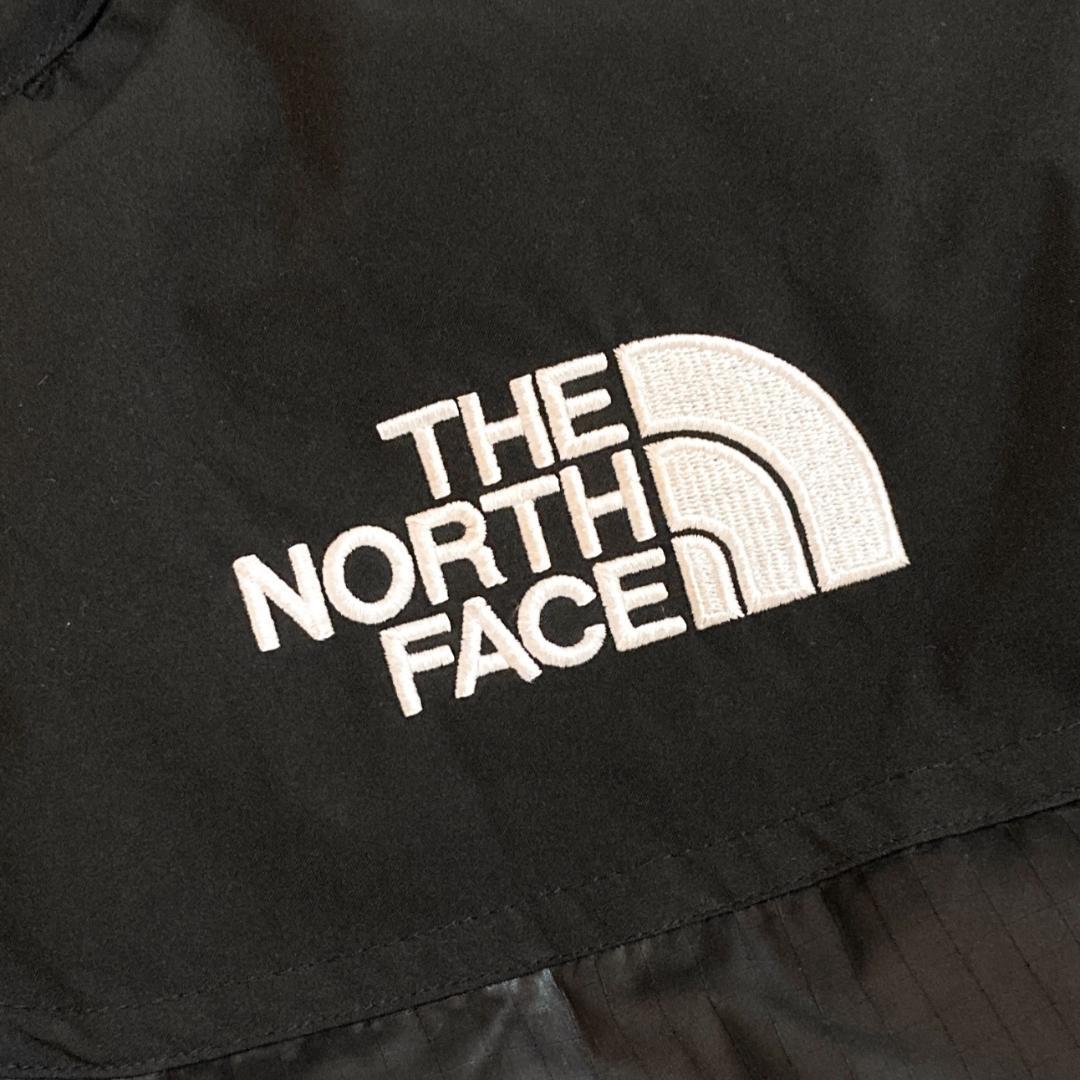 ザノースフェイス ダウンジャケット 刺繍ロゴ ブラック 95(M) 1449