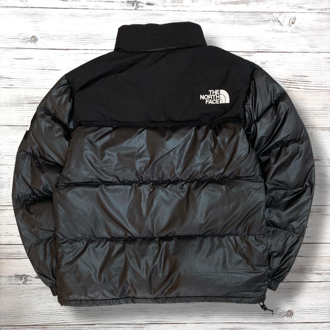 ザノースフェイス ダウンジャケット 刺繍ロゴ ブラック 95(M) 1449