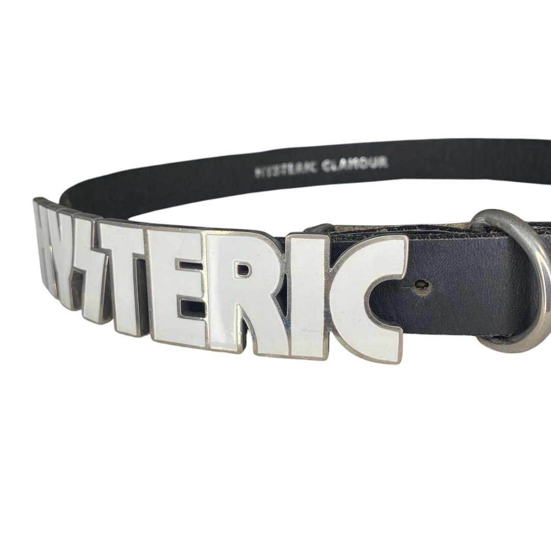 【希少ヴィンテージ】ヒステリックグラマー　メタルワイドバックル　レザーベルト