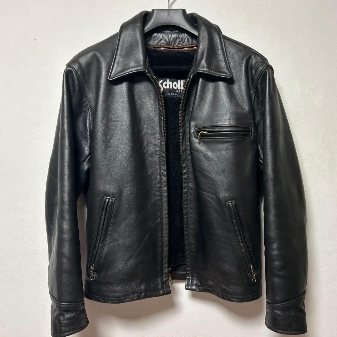 Schott ショット AT101 40サイズ シングルライダースジャケット