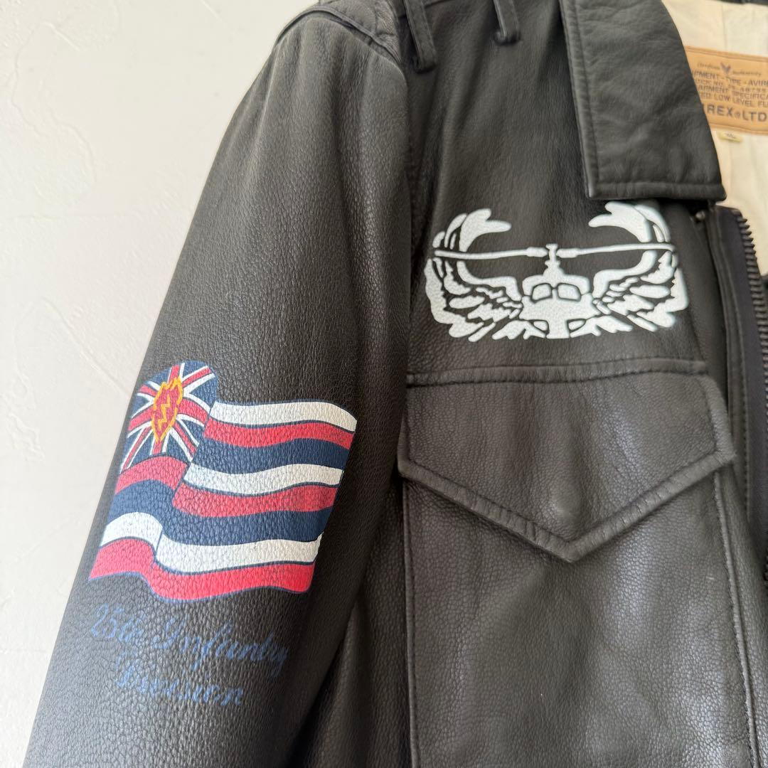 中古　アヴィレックス　サンダーベイ　レザージャケット