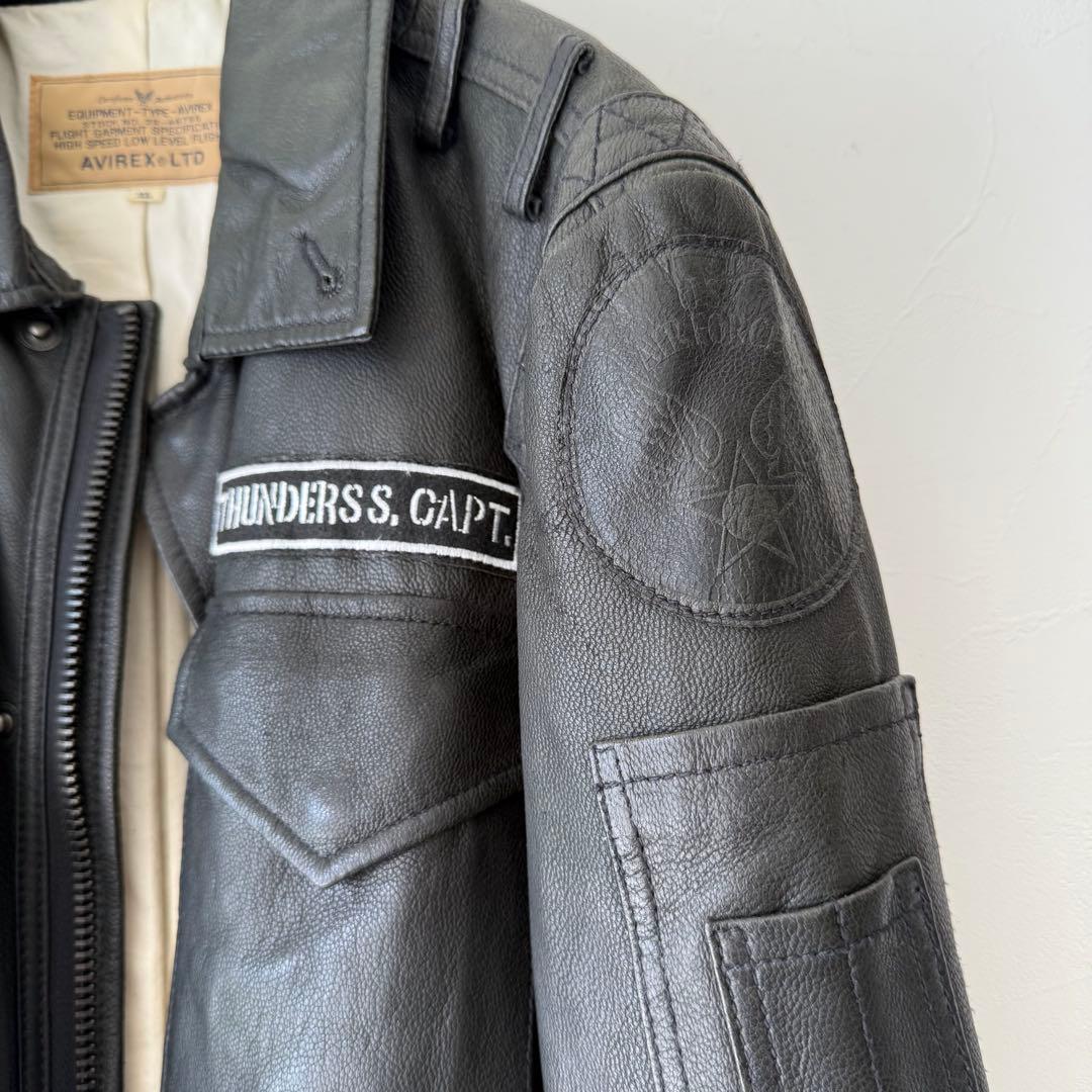 中古　アヴィレックス　サンダーベイ　レザージャケット