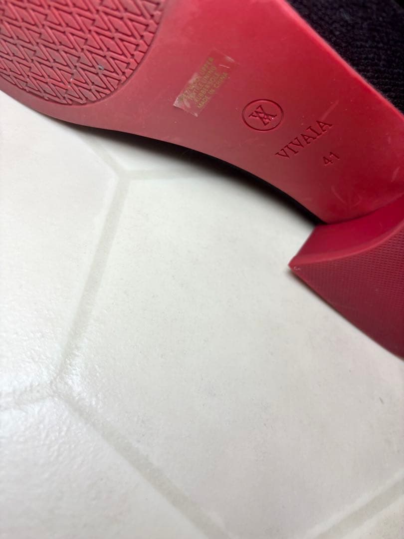 VIVAIA 撥水ブーツ スクエアトゥデザイン26