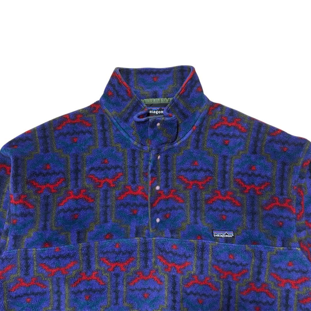 レア 雪なし 90s patagonia パタゴニア 総柄 スナップT 木村拓哉