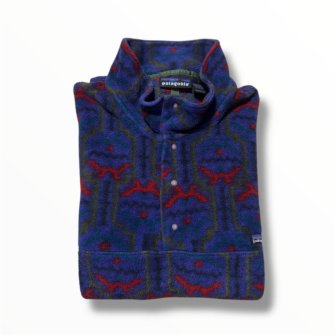 レア 雪なし 90s patagonia パタゴニア 総柄 スナップT 木村拓哉