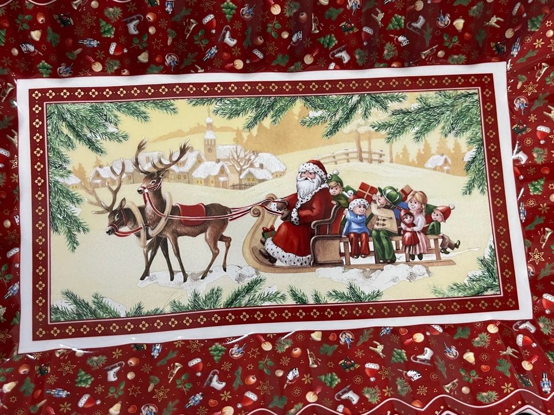 ビレロイボッホ　クリスマス プレート サンタクロース デザイン 超希少